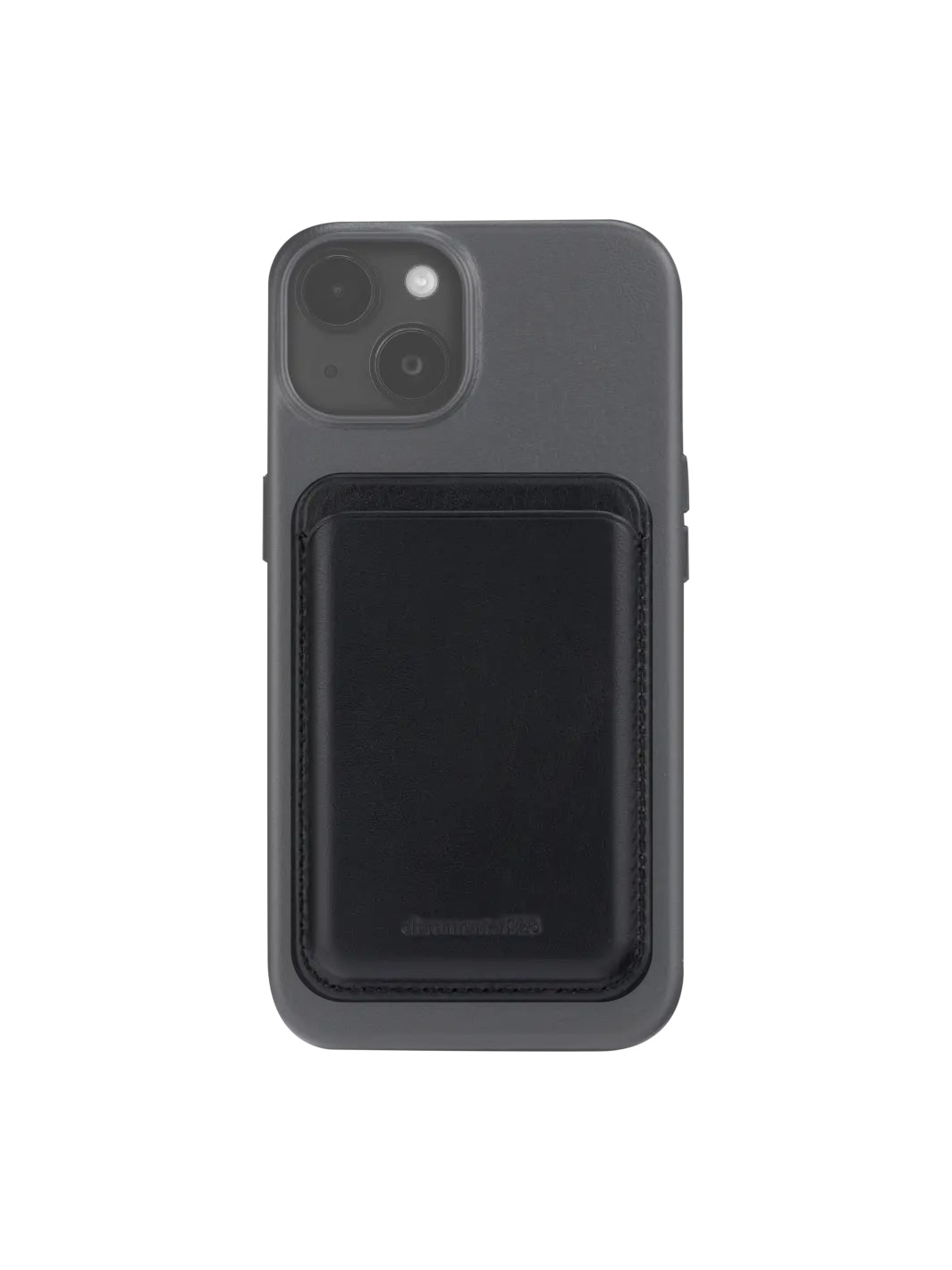 Leather wallet w MagSafe-BK