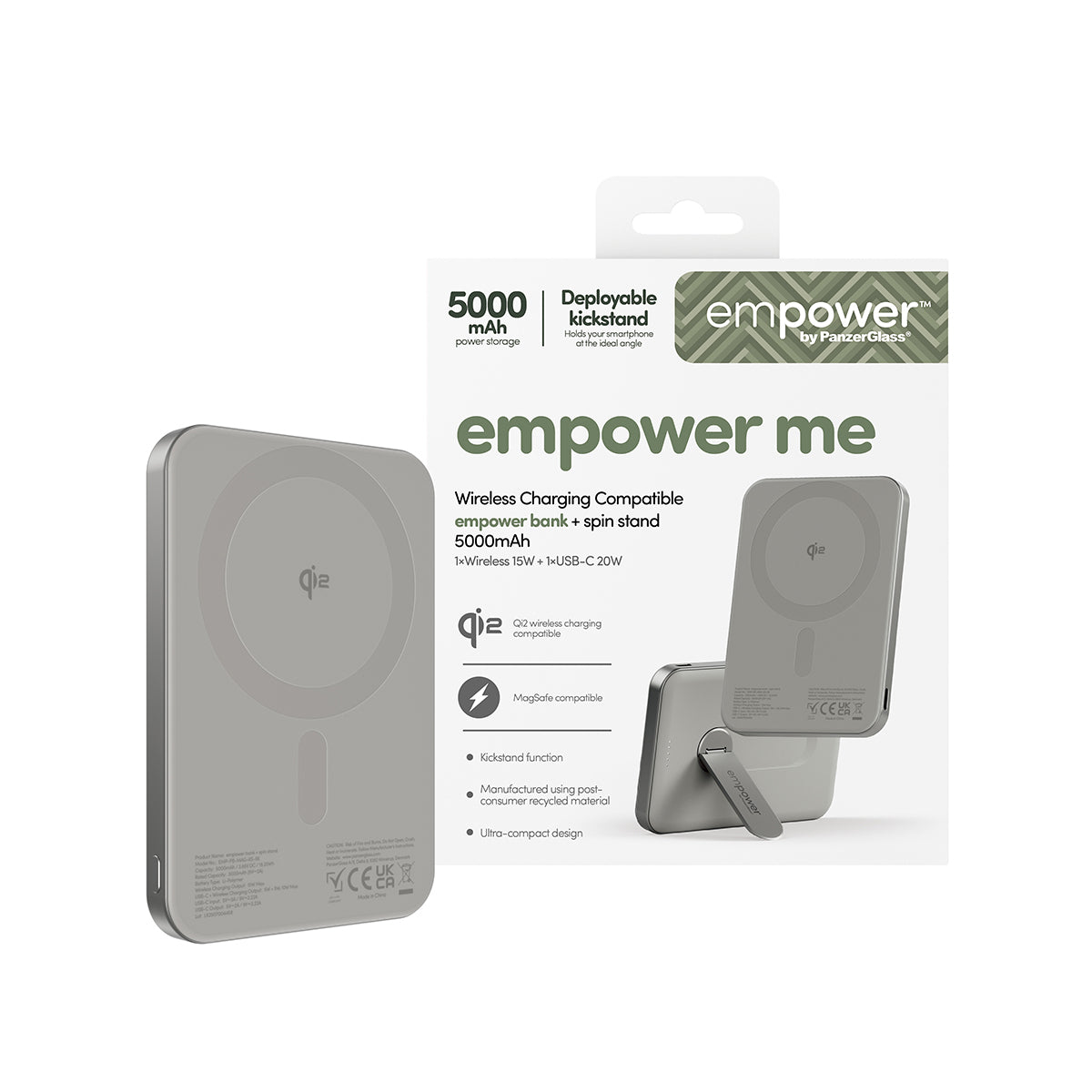 empower by PG Powerbank w RS 5000mAh WT EM34876