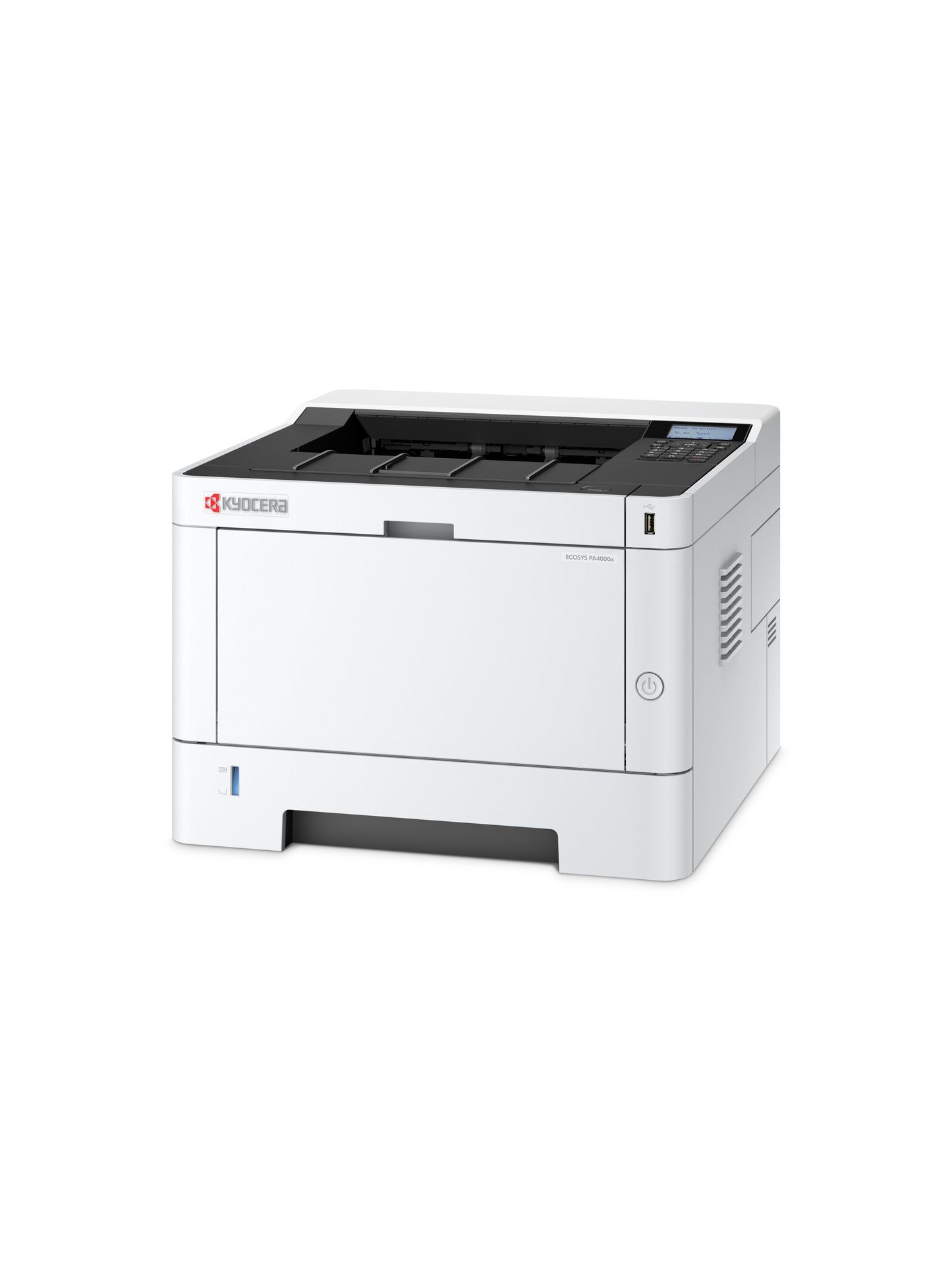KYOCERA ECOSYS PA4000x, Laser A4 monochroom, tot 40 ppm, 1200 x 1200 DPI, Duplex printen, Ethernet LAN