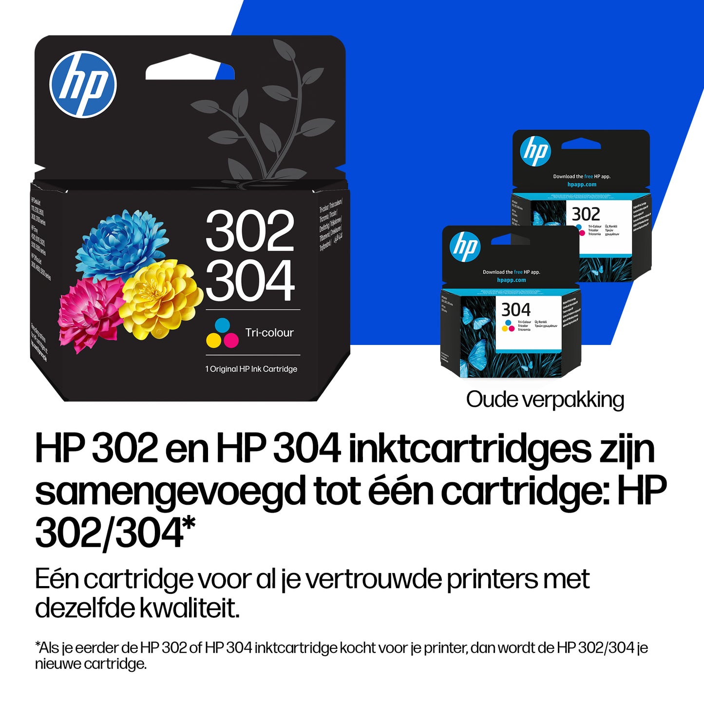 HP 302/304 Tri-color Original Ink Cartridge
