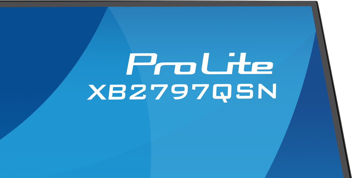Iiyama Prolite XB2797QSN-B1 27WIDE LCD, 2560 x 1440 QHD, IPS panel, LED Bl., Adaptive Sync, USB-Hub (2xOut v3.2 +2xUSB-C(7,5 Watt)), Pivot,