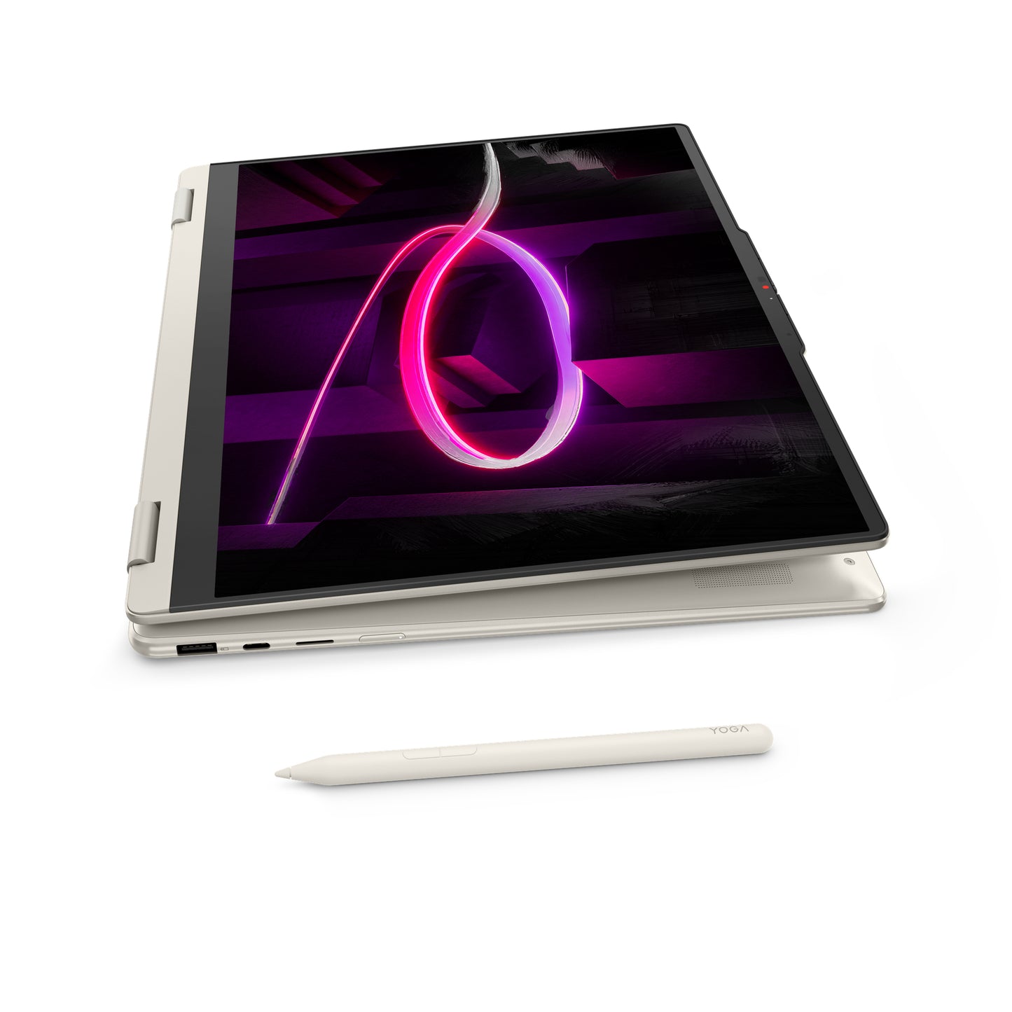 Lenovo Yoga 7 2-in-1 16AGP11 83TF002DMB, 16 WUXGA OLED, Ryzen AI 7 445, 16GB, 512GB SSD, Windows 11 Home, Beige