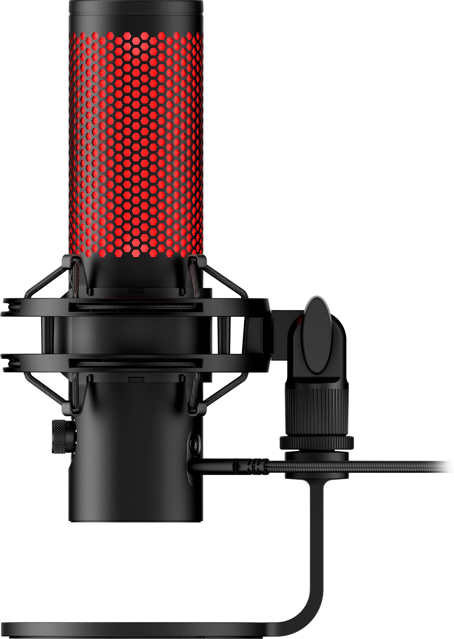 HyperX QuadCast 2 - USB Microphone (Zwart) - RGB Lighting Rood