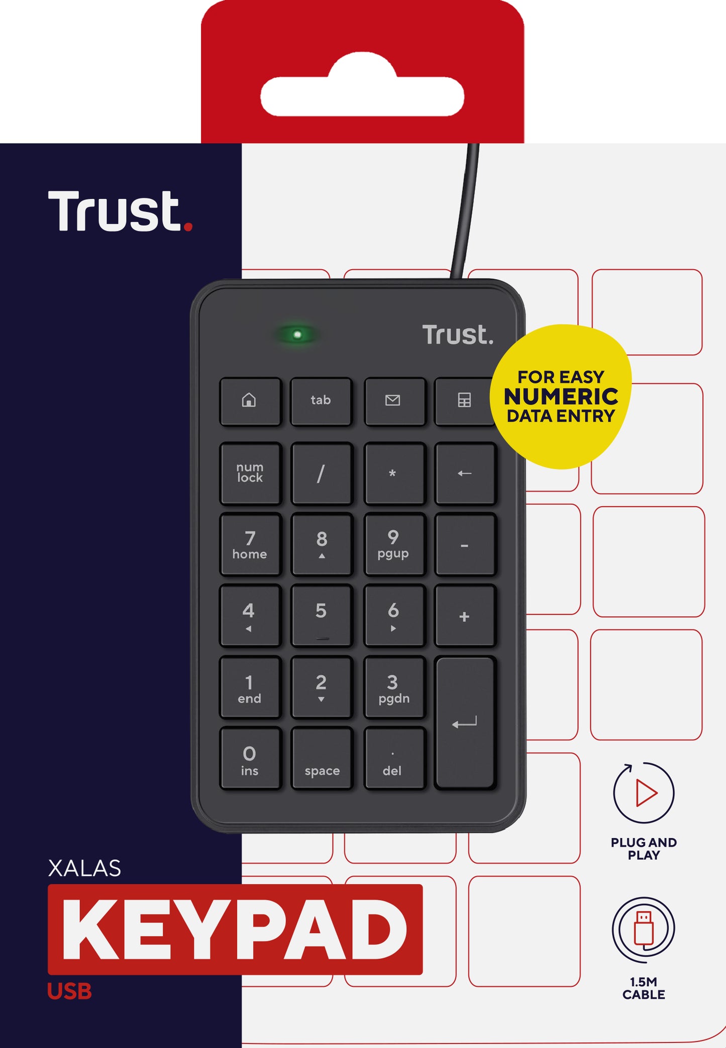 Trust Xalas USB Numeric Keypad