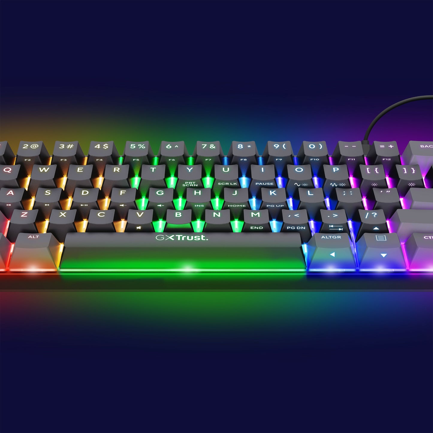 TRUST GXT867 ACIRA 60% MINI GAMING KEYBOARD BE