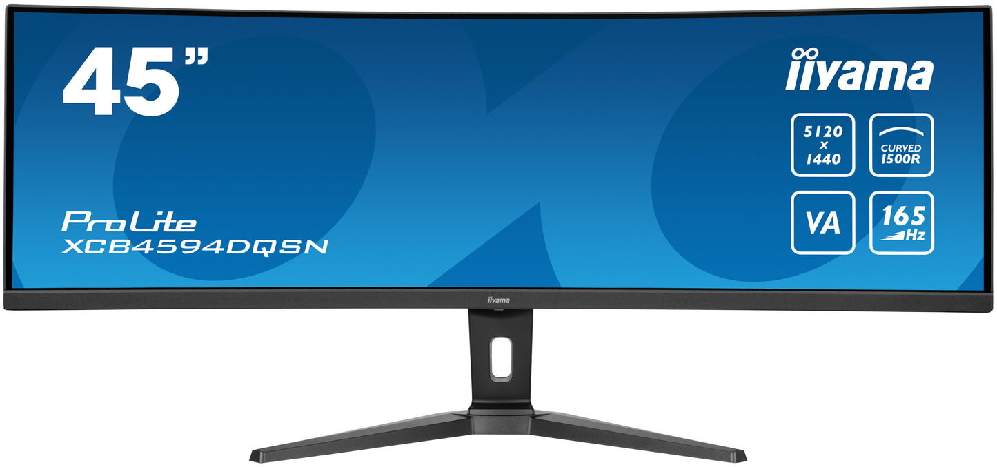 45 inch W LCD DQHD Curved Business VA 165 Hz KVM