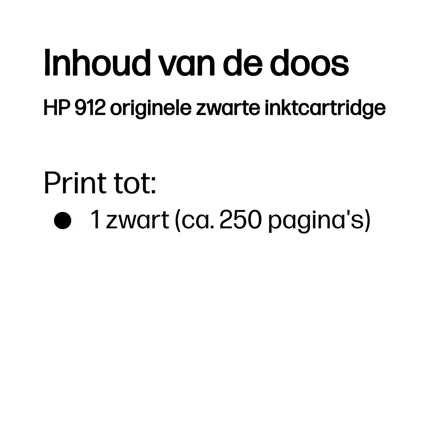 HP 912 Black Original Ink Cartridge