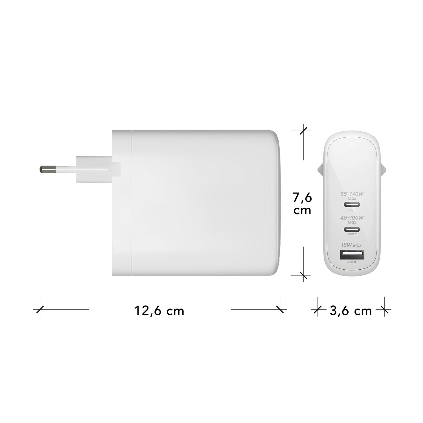 re-charge Pro-EU W. Chrg USBC 140W+100W