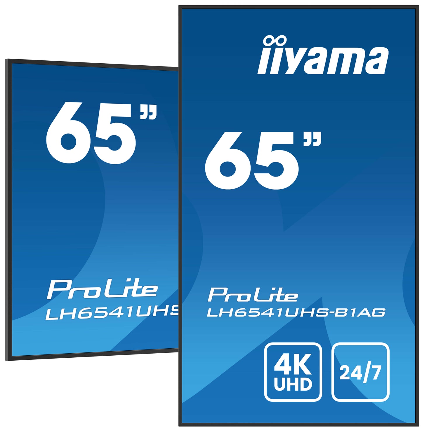 IIYAMA 65WIDE LCD, 3840 x 2160, 4K UHD VA panel, LED Bl.,Speakers, Multiple In-/Outputs (HDMI(3x) and more), 500 cd/m², 5000:1 Static Contr