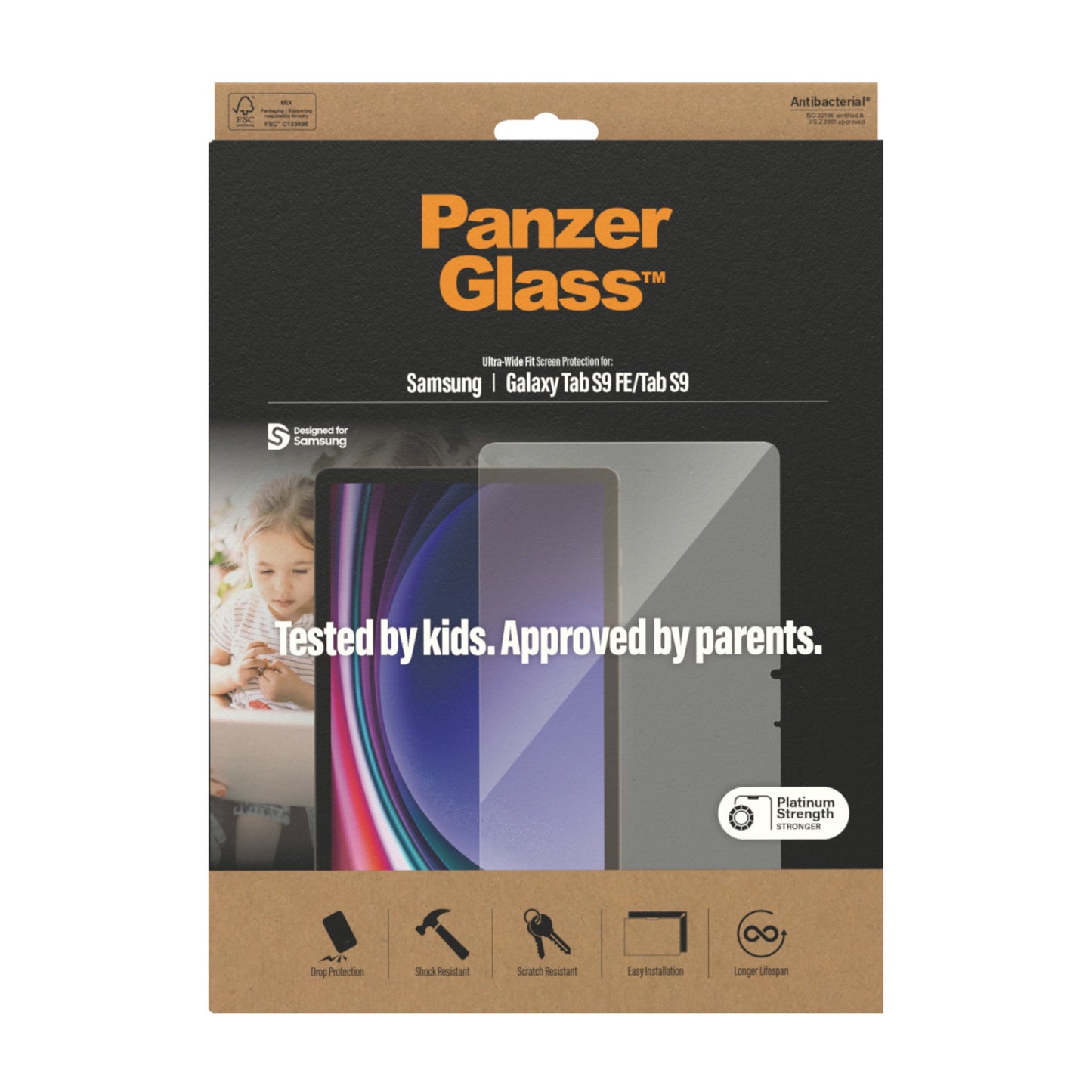 Panzerglass Samsung Galaxy Tab S9 - Ultra-Wide Fit