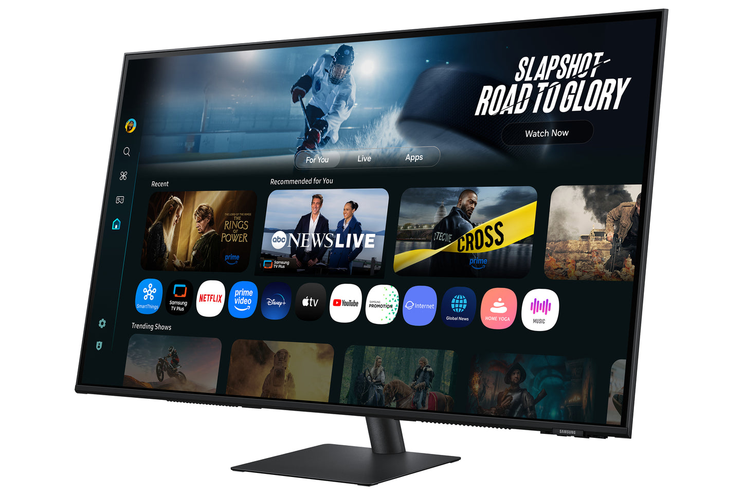 SAMSUNG SMART MONITOR M70F 43 4K USB-C (90W) - BLACK