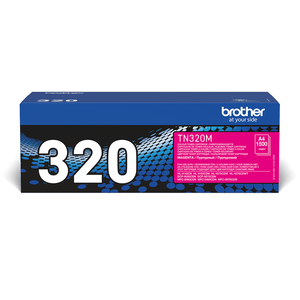 TN320M - Magenta - origineel - tonercartridge - voor DCP-9055. DCP-9270. MFC-9460. MFC-9465. MFC-9970: HL-4140. 4150. 4570