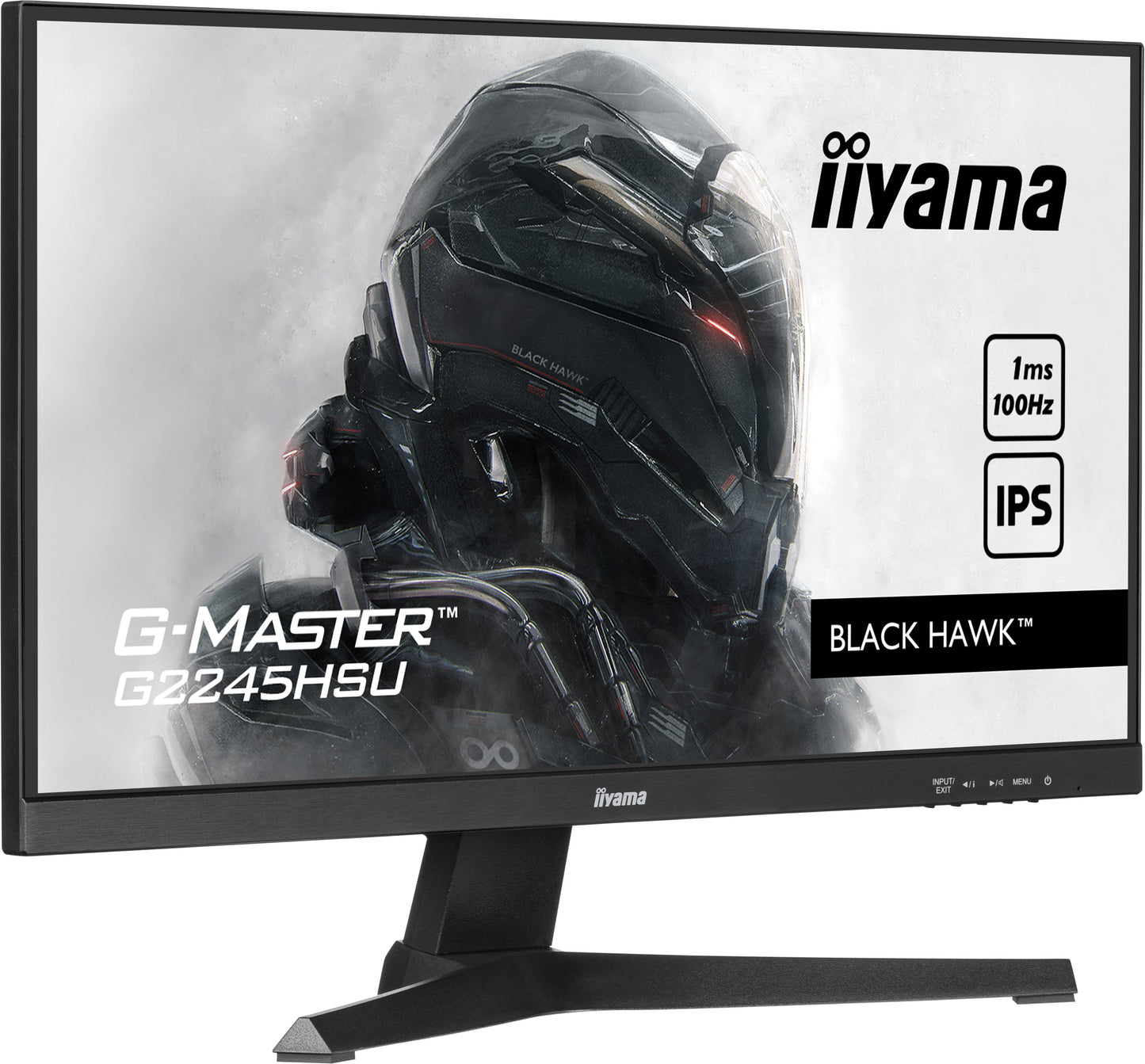 IIYAMA 22 inch WIDE LCD  G-Master Black Hawk  1920 x 1080  IPS panel  Adaptive Sync   USB-Hub(2xOut v2.0)  300 cd/m2  80.000.000:1 ACR