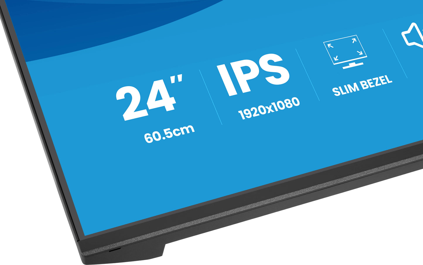 Iiyama Prolite X2491HS-B1 24WIDE LCD, 1920 x 1080, 120 Hz IPS panel, LED Bl., Adaptive Sync, 350 cd/m², 1500:1 Static Contrast, 80.000.000: