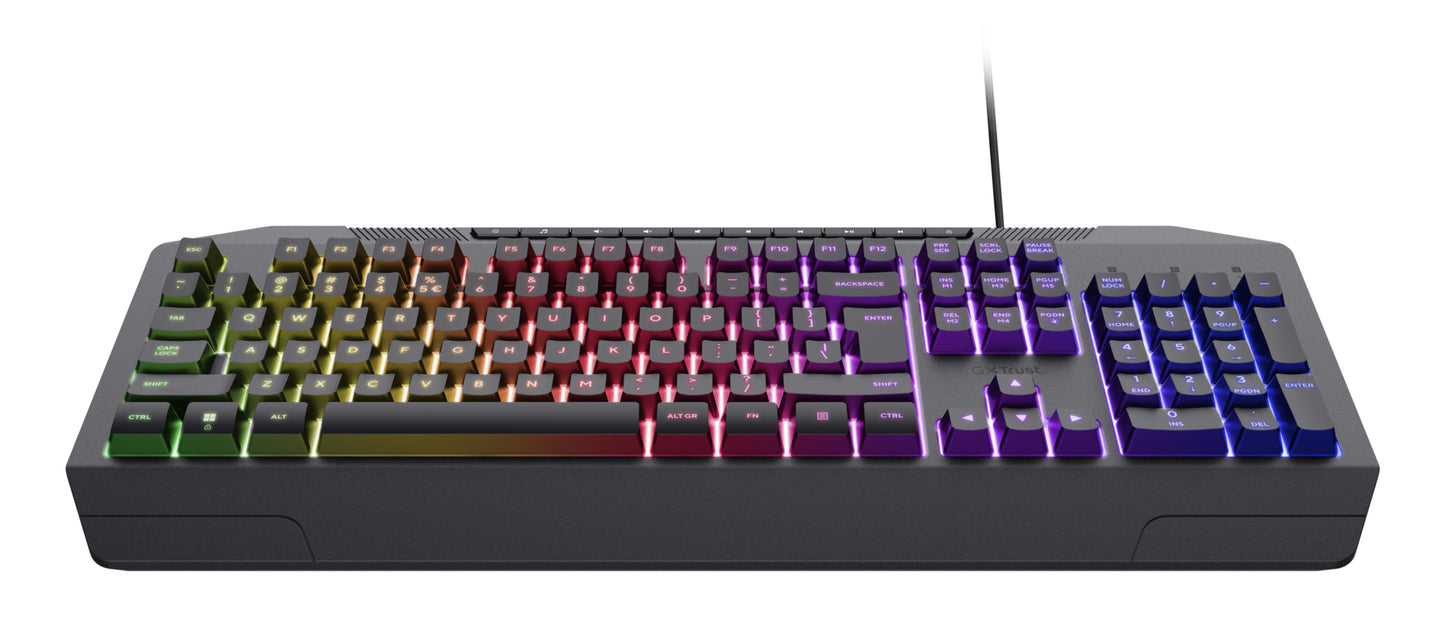 Trust GXT836 EVOCX GAMING KEYBOARD BE Zwart