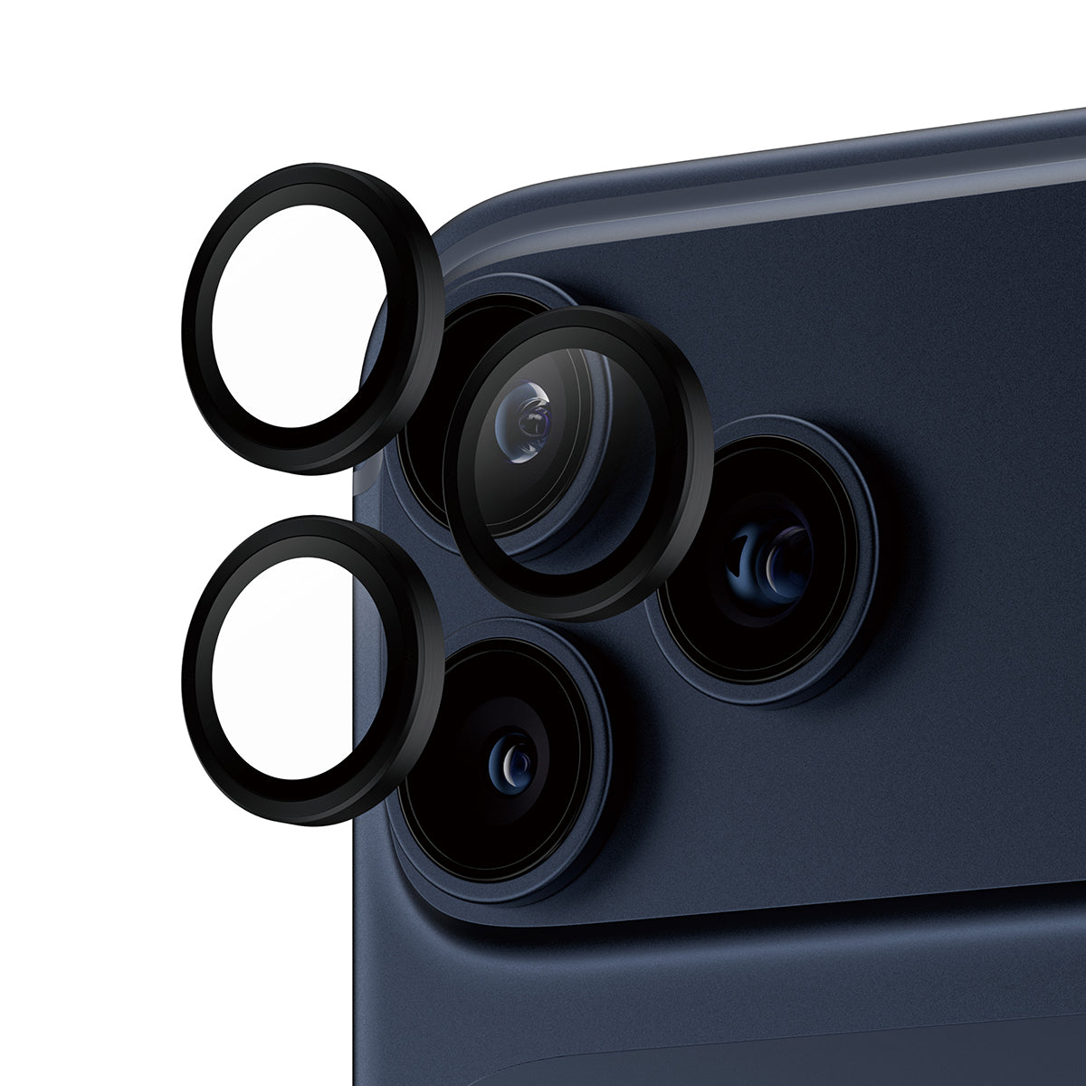 PanzerGlass Hoops Lens Protector - Zwart - voor iPhone 17 Pro/17 Pro Max