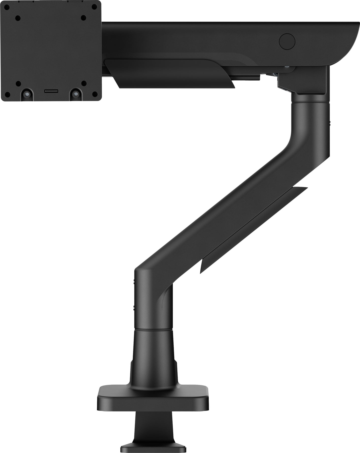 IIYAMA Stylish flexible deskmount with gas spring for monitors up to 49inch 27kg VESA 100x100 Pivot Bearing head structure