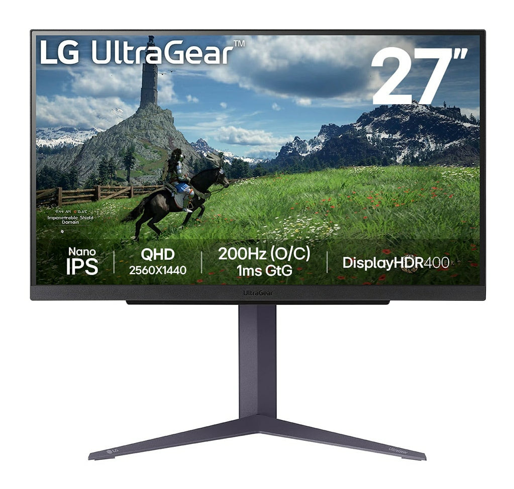 LG 27GS85Q-B.AEU 27inch QHD OLED 200Hz 1ms Gaming Monitor DP HMDI