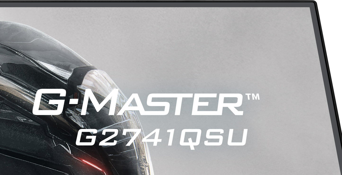 IIYAMA 27WIDE LCD, G-Master Black Hawk, 2560 x 1440, QHD  144 Hz IPS panel, LED Bl., USB-Hub,   Pivot, Height Adjust.(15cm), 350 cd/m², 150