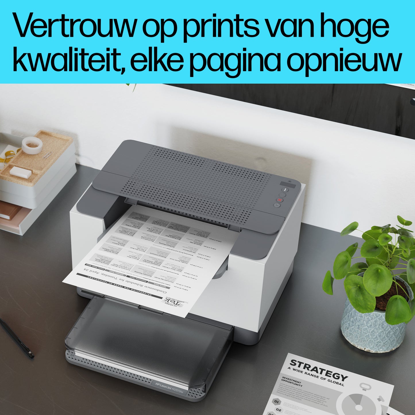 HP LaserJet M207dw A4 mono B/W Duplex laser A4 27ppm Wi-Fi Ethernet USB