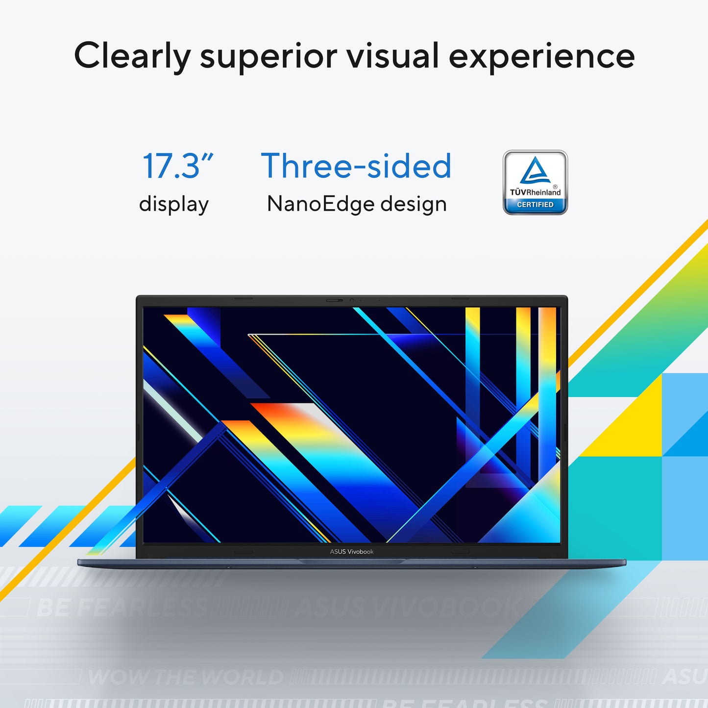 ASUS Vivobook 17 X1704VA-AU1080W, 17.3 FHD IPS, Intel Core 3 100U, 8GB, 512GB SSD, W11H, Blauw