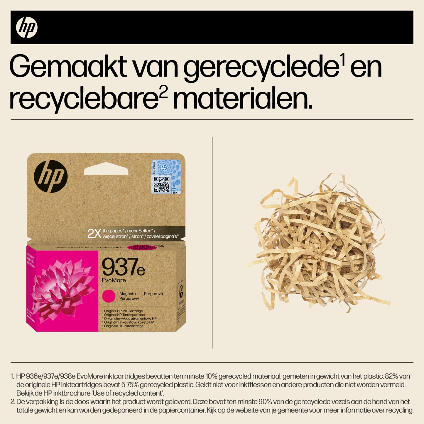 HP 937e EvoMore Magenta Original Ink Cartridge