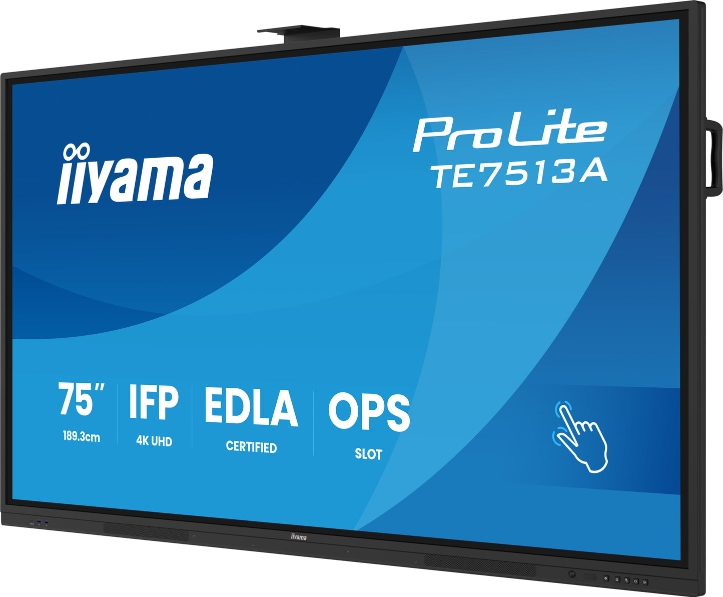 IIYAMA TE7513A-B2AG 75inch iiWare21E EDLA -Google-GMS-apps Android 14 16 summer 2026 Octa-core SOC 8/128GB 40-Points PureTouch IR+