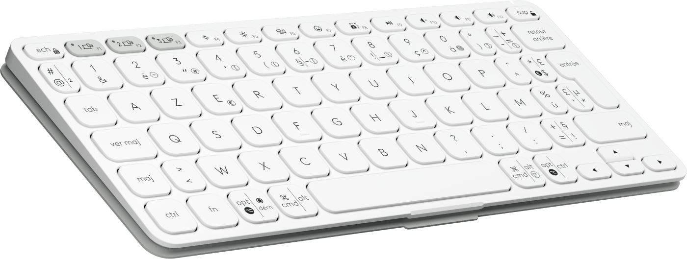 Logitech Keys-to-go 2 Universal - Pale grey - Azerty