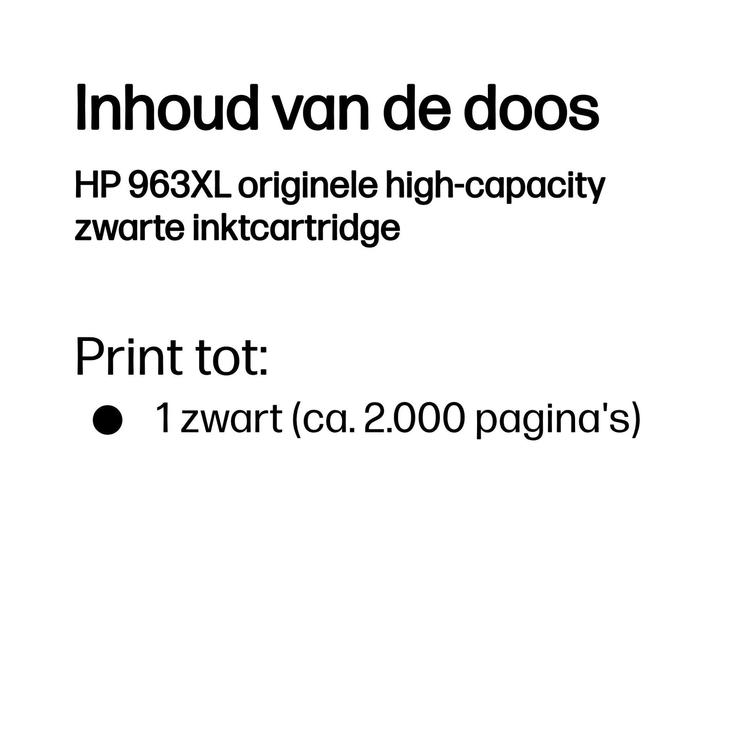 HP 963XL High Yield Black Original Ink Cartridge