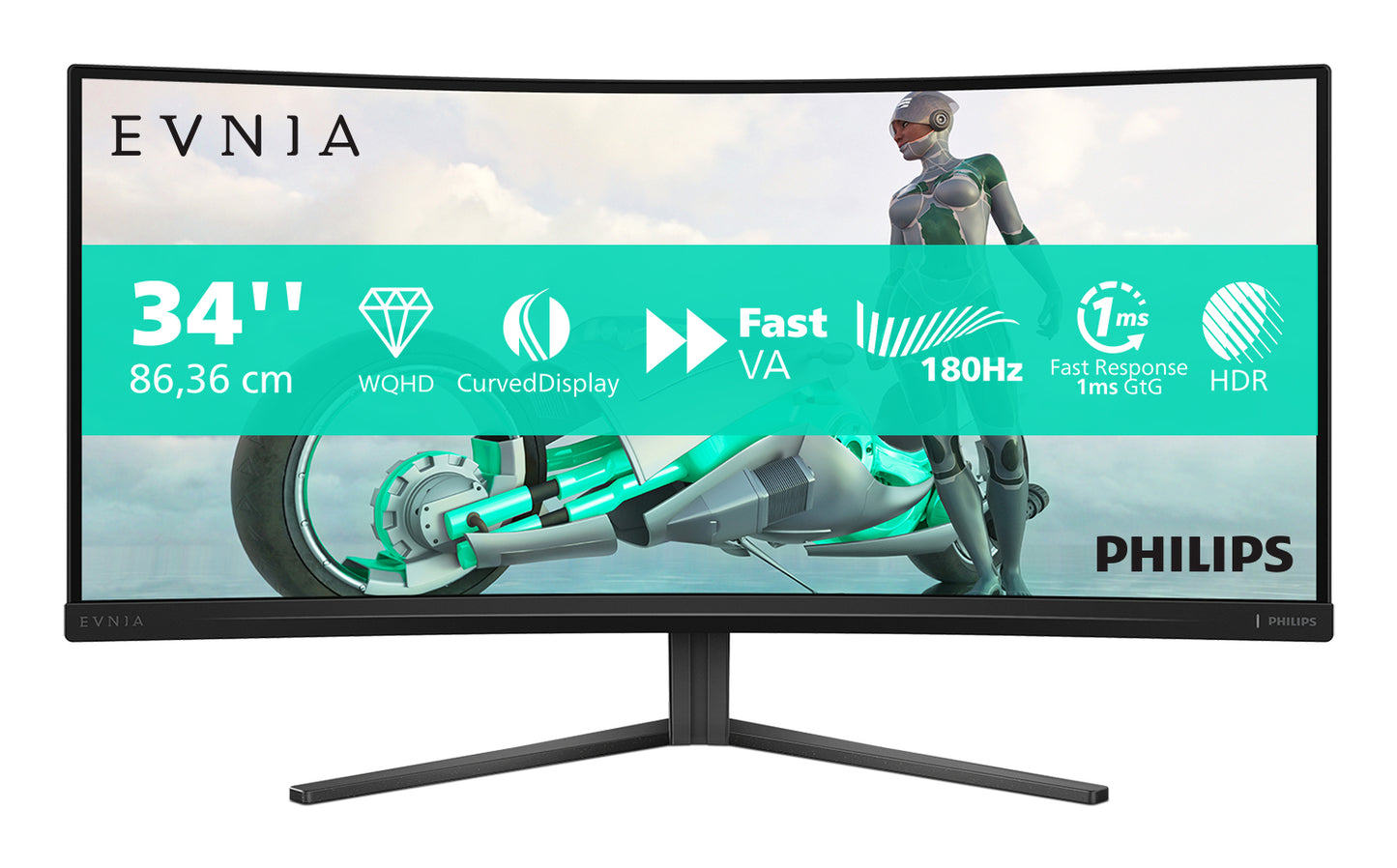 34M2C3500L 34 3440x1440 VA 180Hz 2xHDMI1 34M2C3500L/00