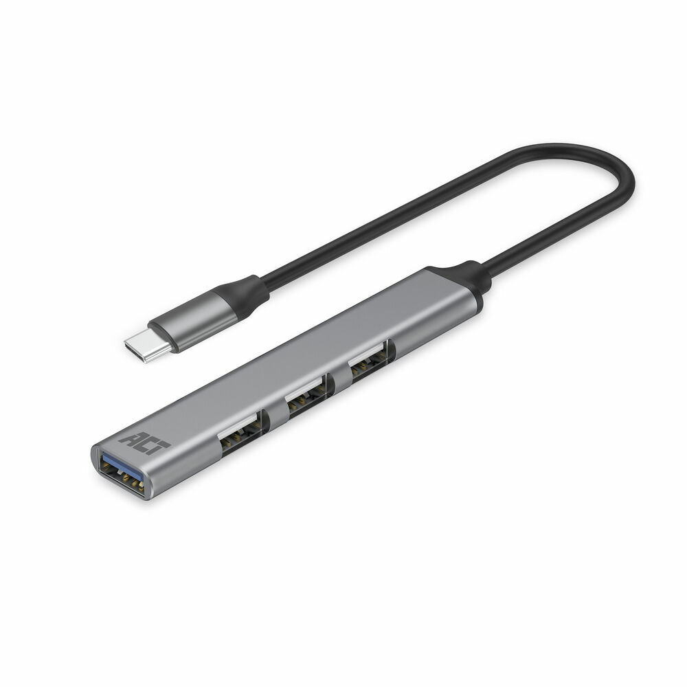 ACT USB-C hub, 3x USB 2.0 en 1x USB 3.0