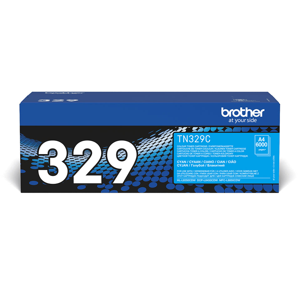 Brother TN329C toner cyaan