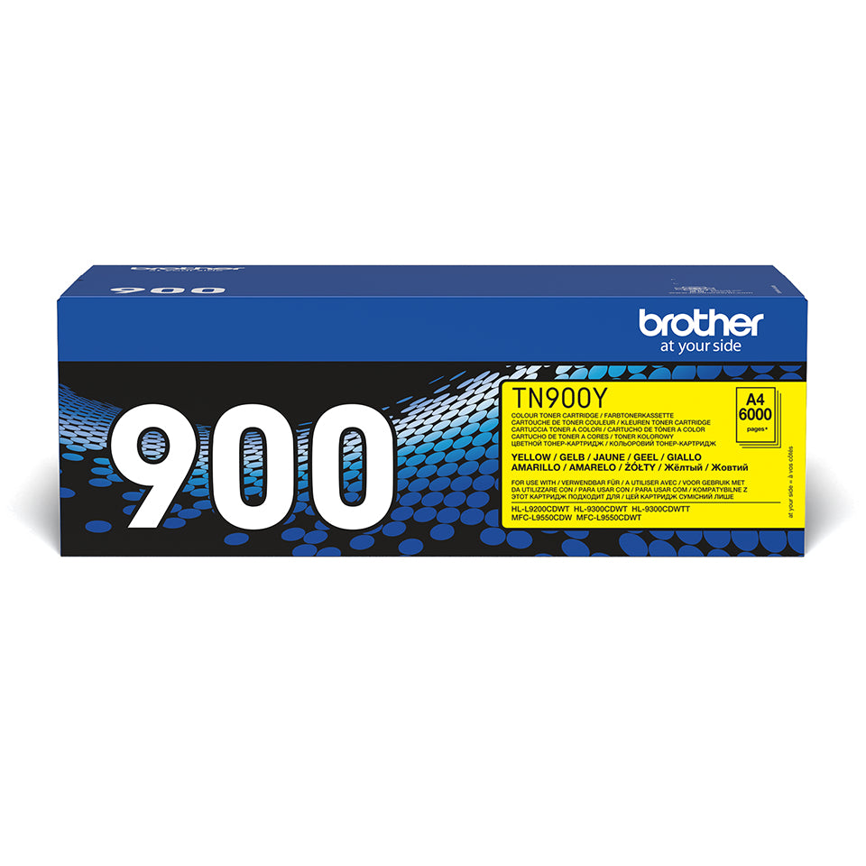 TN900y - Geel - origineel - tonercartridge - voor MFC-L9550CDW. MFC-L9550CDWT: HL-L9200CDWT. L9300CDWTT