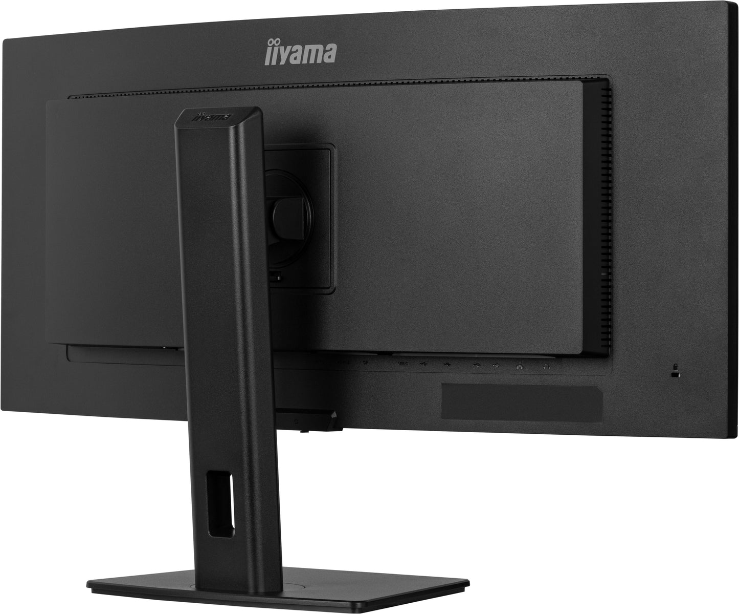 IIYAMA 34WIDE LCD, 3440 x 1440, UWQHD Curved VA panel, LED Bl., USB-Hub , FreeSync Premium, Height Adjust., 350cd/m², 3000:1 Static Contra