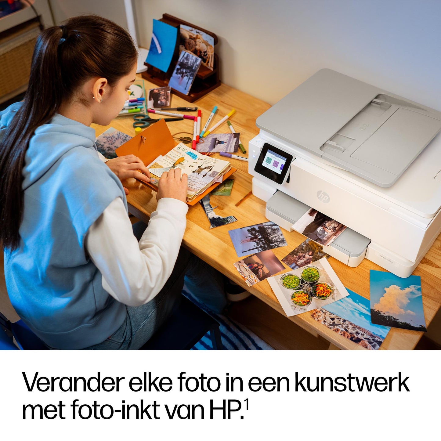HP Envy Photo 7930 All-in-One Color Inkjet 10ppm Print Scan Copy Photo Printer USB 2.0 Wi-Fi