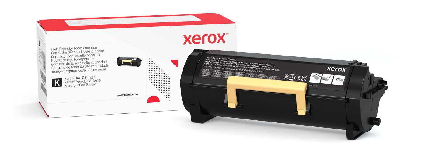 BLACK HIGH CAPACITY TONER XEROX B410 USE 006R04726