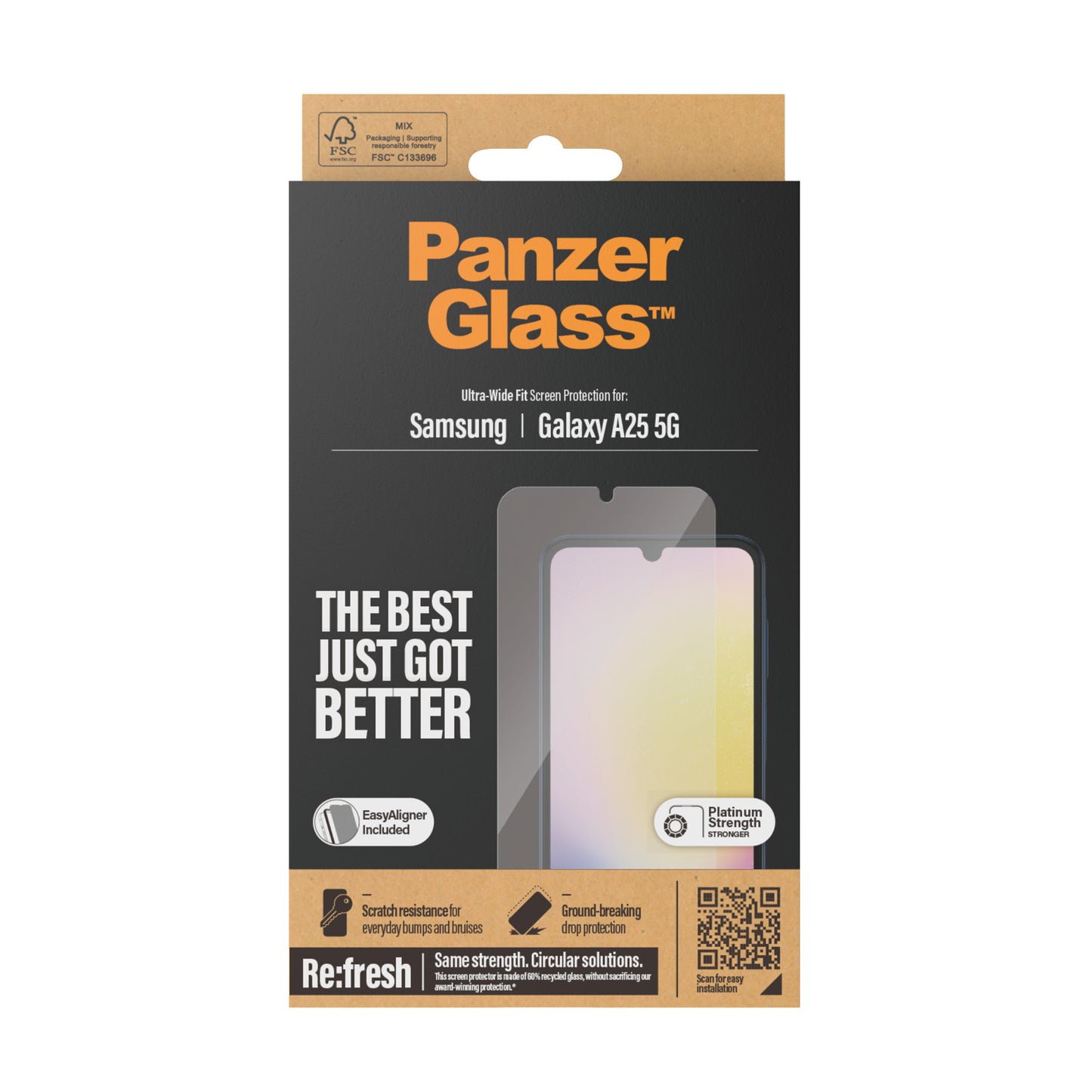 PANZERGLASS SAMSUNG GALAXY A25 UWF