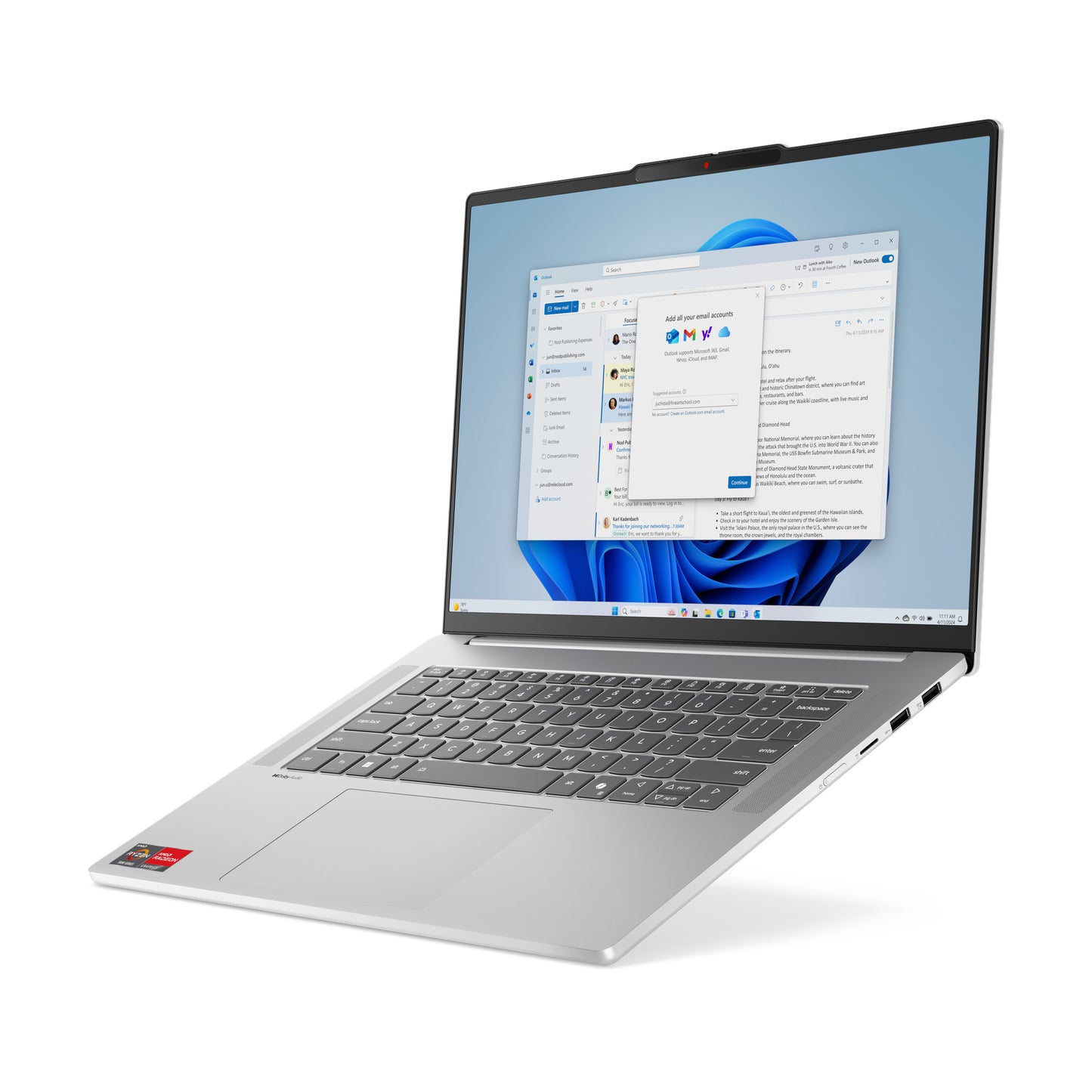 LENOVO IdeaPad Slim 5 15ARP10 AMD Ryzen 7 7735HS 15.1inch WQXGA OLED 32GB 1TB W11H Cloud Grey