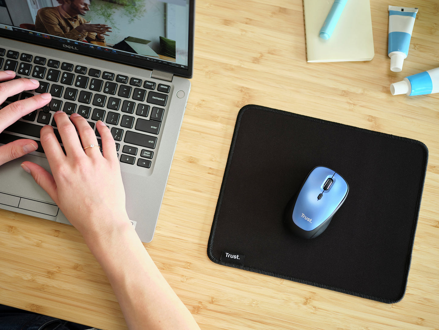 TRUST BOYE MOUSE PAD ECO BLACK