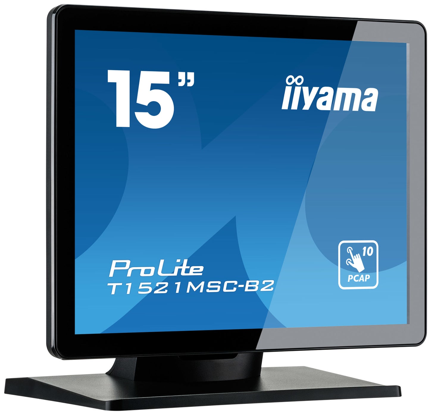 15 inch LCD 4:3 Projective Capacitive 10-Points Touch Bezel Free