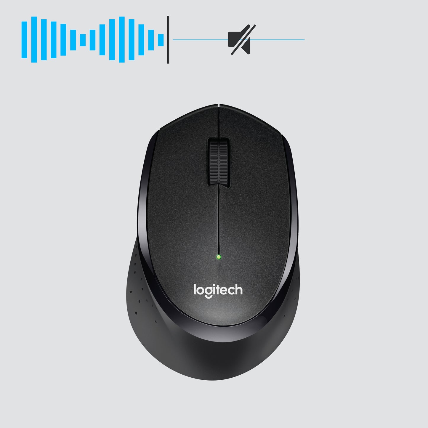 Logitech Wireless Mouse M330 Silent Plus Black