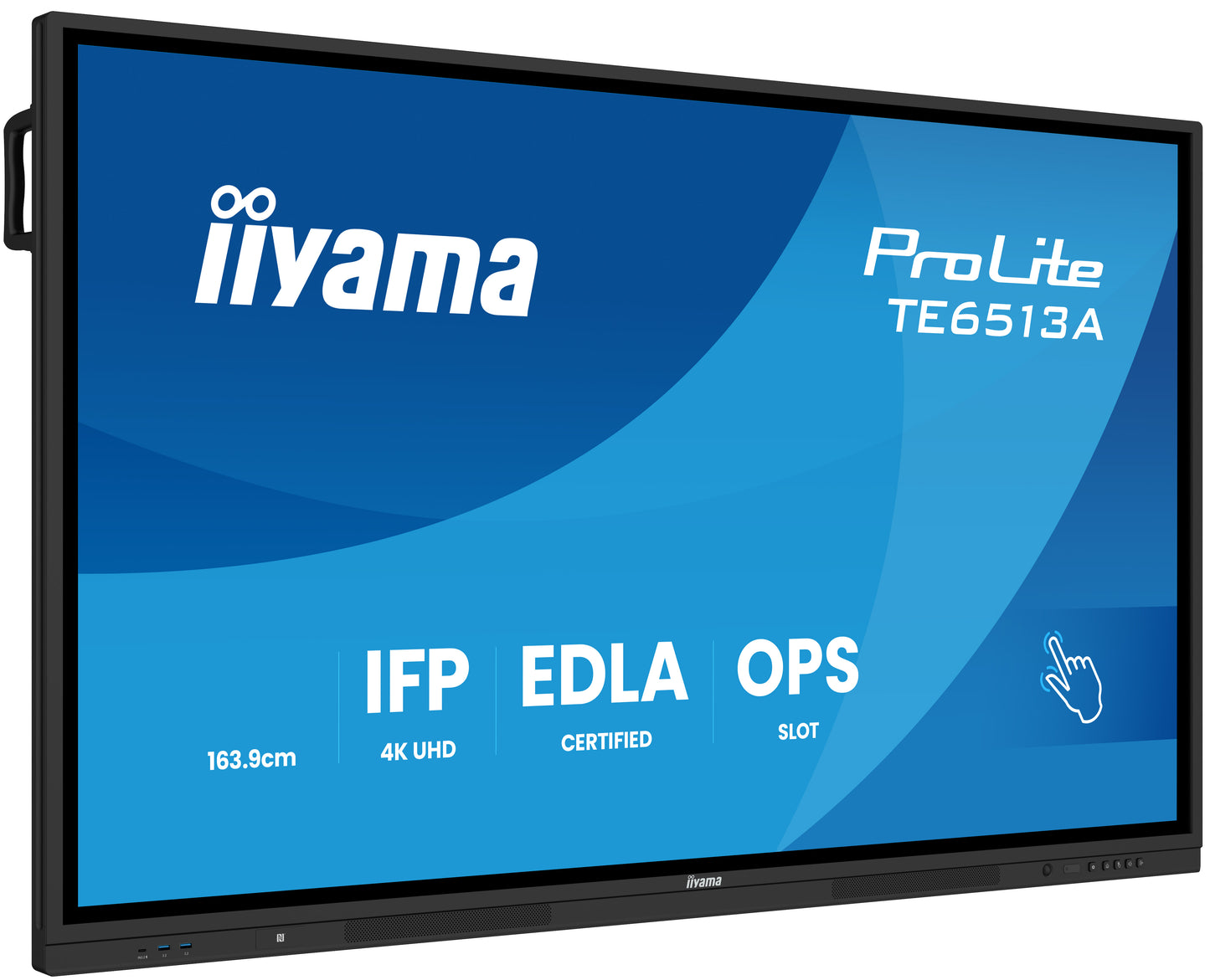 IIYAMA TE6513A-B2AG 65inch iiWare21E EDLA -Google-GMS-apps Android 14 16 summer 2026 Octa-core SOC 8/128GB 40-Points PureTouch IR+
