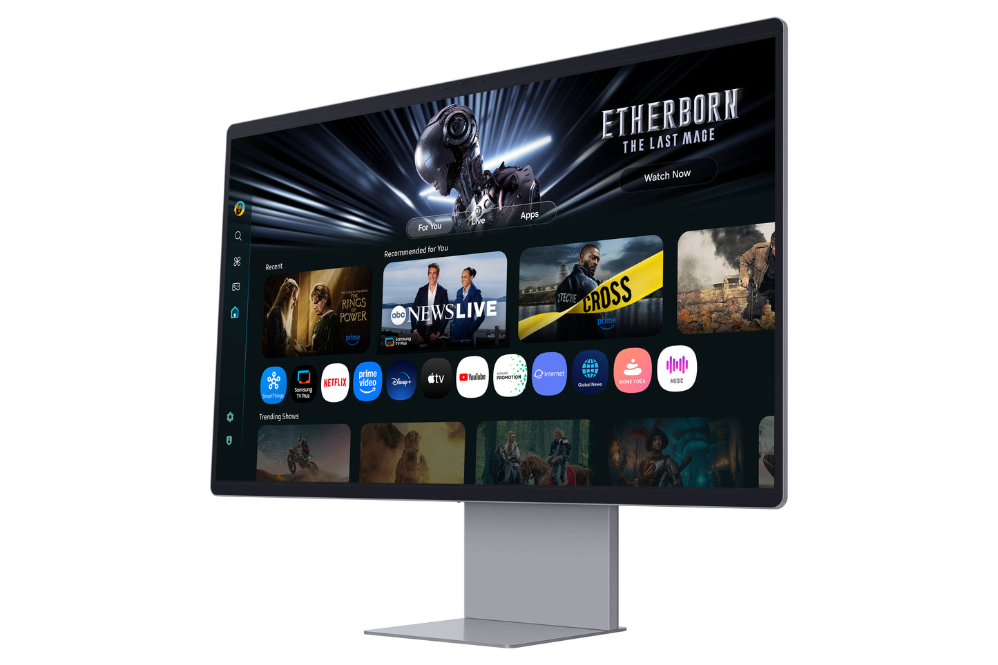 SAMSUNG SMART MONITOR M70F 32 4K OLED - WHITE
