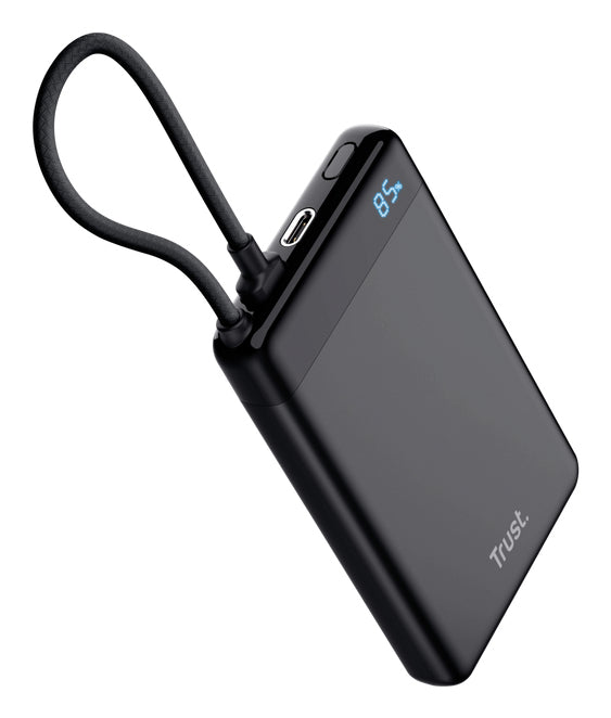 Trust FIERA 10.000 POWERBANK FIXED CABLE