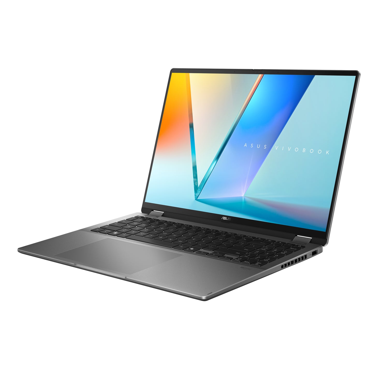 ASUS Vivobook 16 Flip, 16inch 3K OLED TOUCH, Intel Ultra 7 285V, 32GB, 1TB PCIe NVMe SSD, Intel Arc Graphics, Grijs, W11 Home