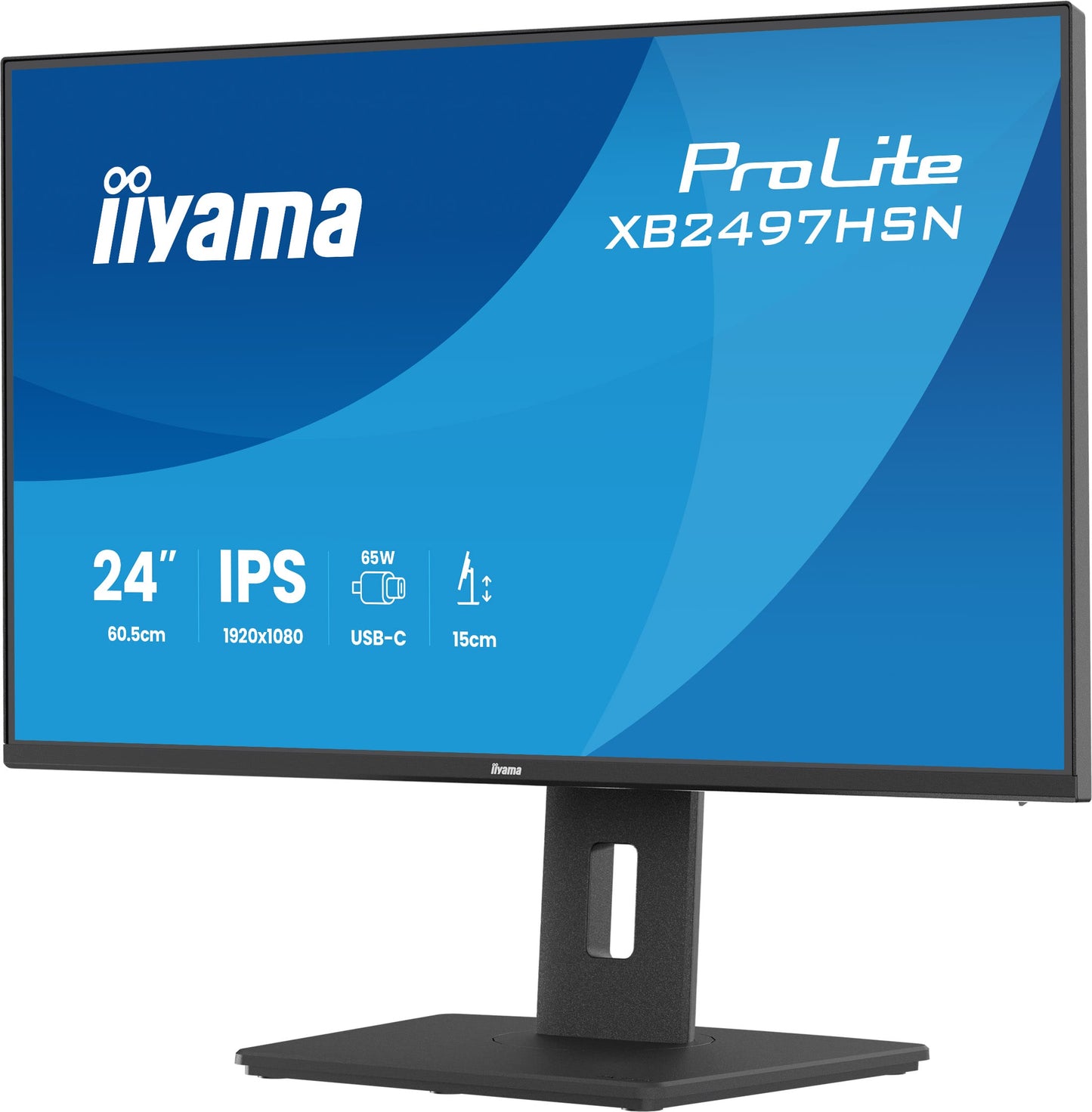 Iiyama XB2497HSN-B1 24W LCD Business Full HD IPS USB-C Dock