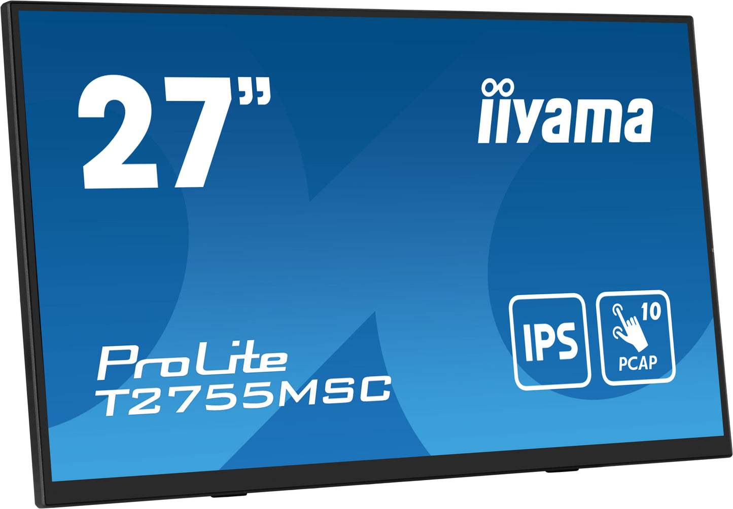 27 inchW LCD Bonded Projective Capacitive 10-Points Touch Full HD Bezel Free IPS