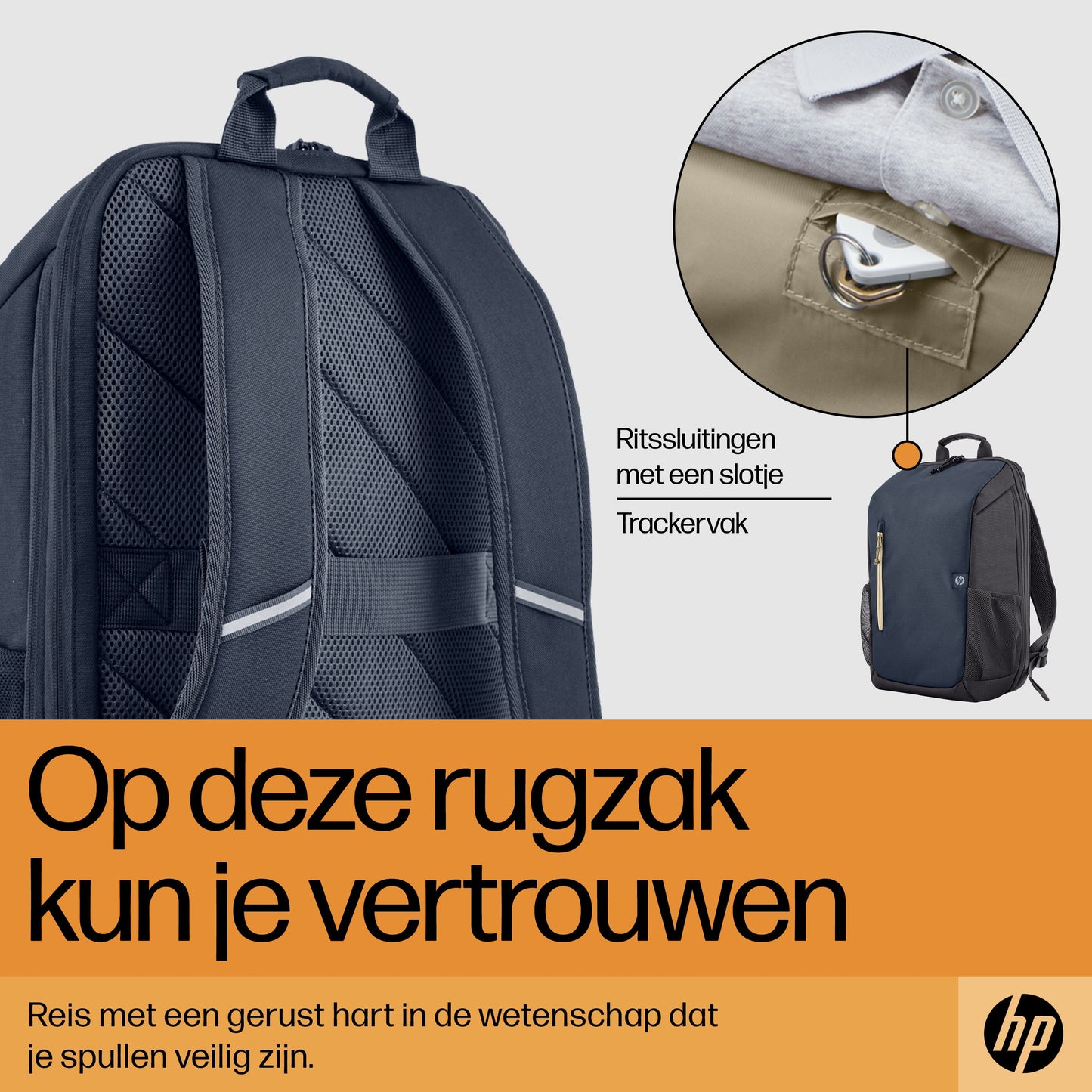 HP Travel 18L 15.6 Blue Night Laptop Backpack