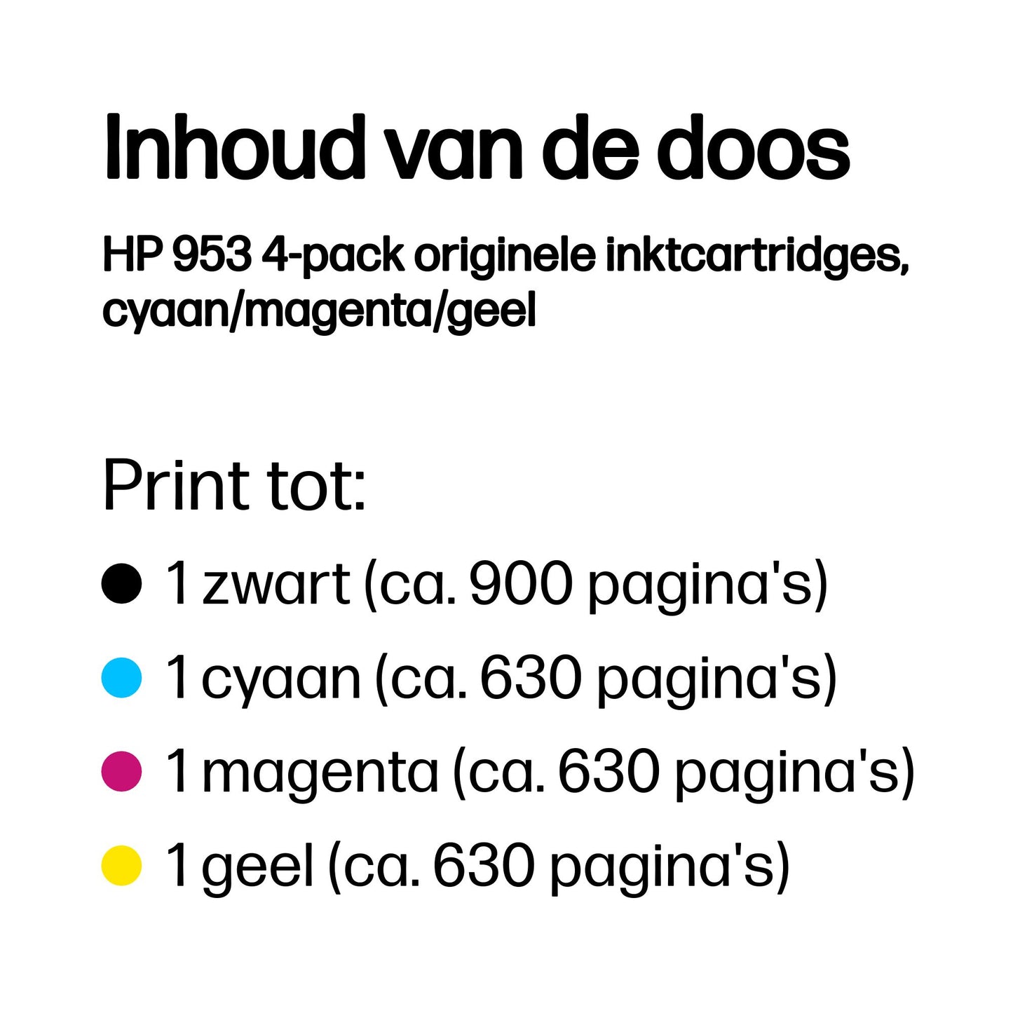 HP 953 CMYK Original Ink Cartridge 4-Pack