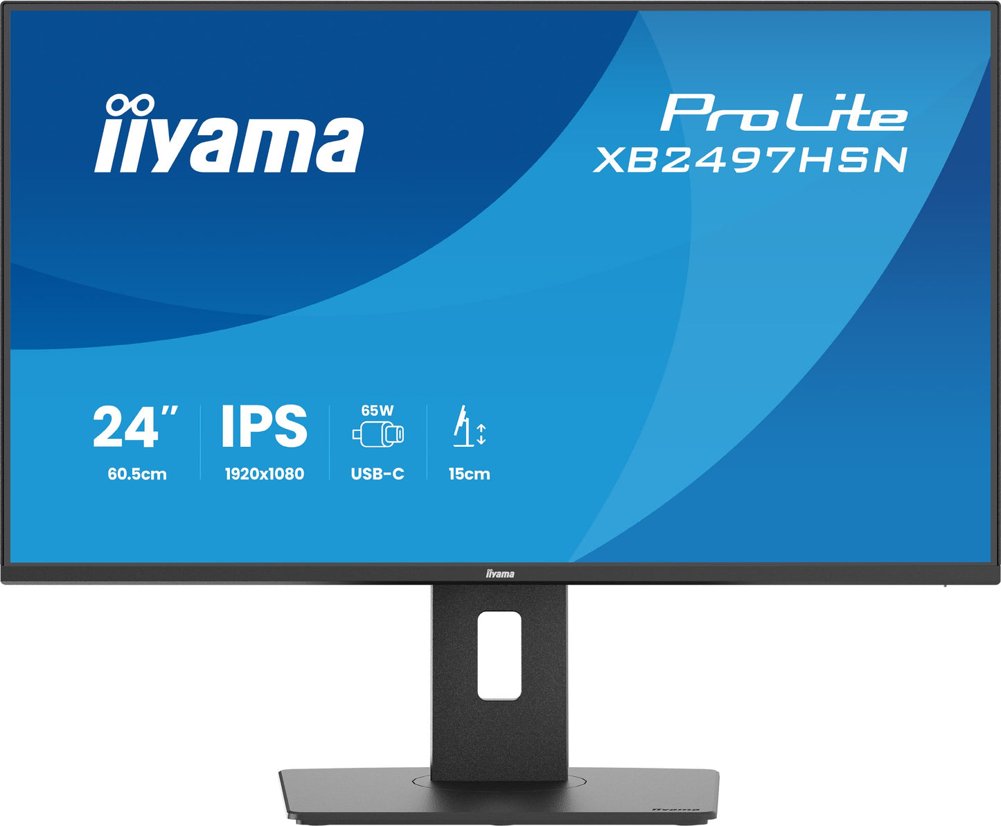 Iiyama XB2497HSN-B1 24W LCD Business Full HD IPS USB-C Dock